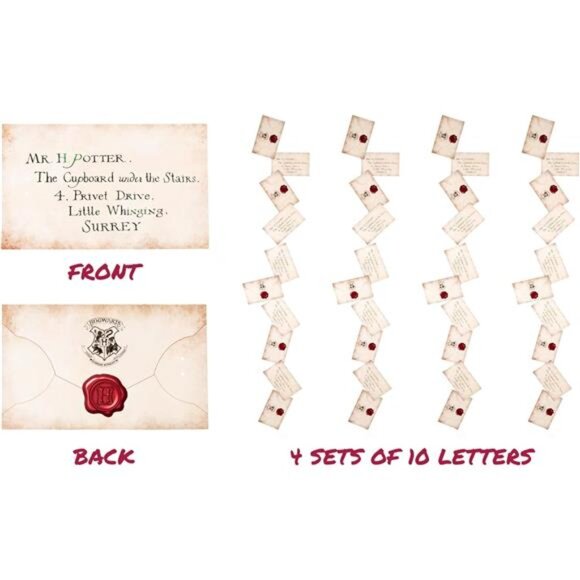 Harry Potter Official Floating Hogwarts Acceptance Letter - Picture 4 of 8